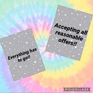 Accepting all reasonable offers!